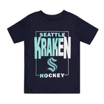 LNH - T-shirt à manches courtes Seattle Kraken Coin Toss pour enfants (HK5B3FFTS SHC) 