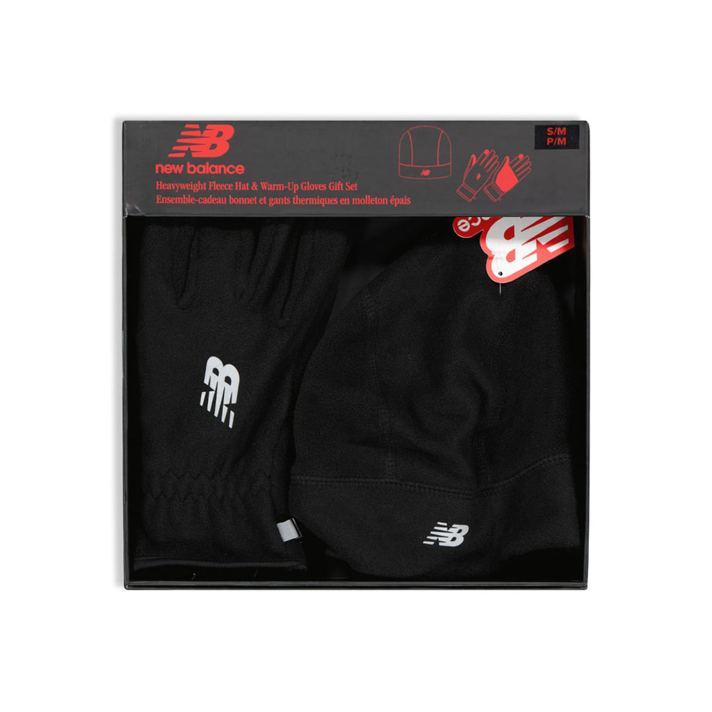 New Balance - Ensemble bonnet et gants en polaire épaisse (NB2221 001)