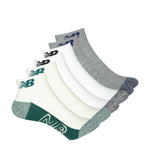 New Balance - Kids' Low Cut 6 Pack Socks (LAS39236 AS3)