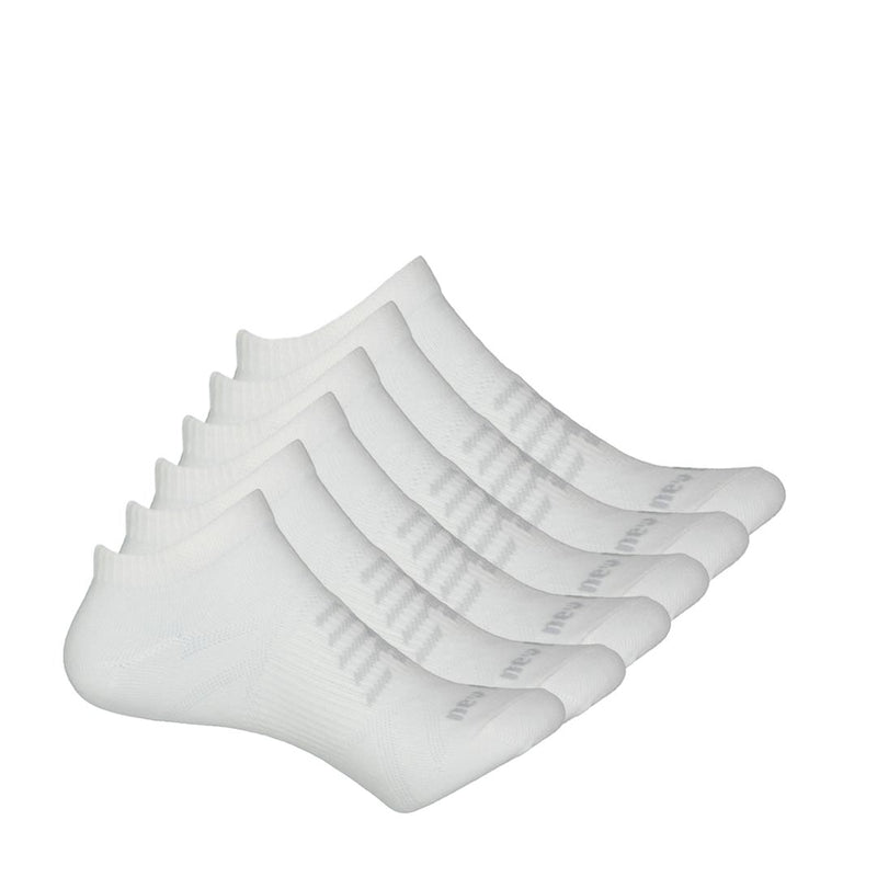 New Balance - Kids' No Show 6 Pack Socks (LAS03326 WT)