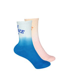 New Balance - Kids' Tie Dye Crew 2 Pack Socks (LAS49262 AS2)