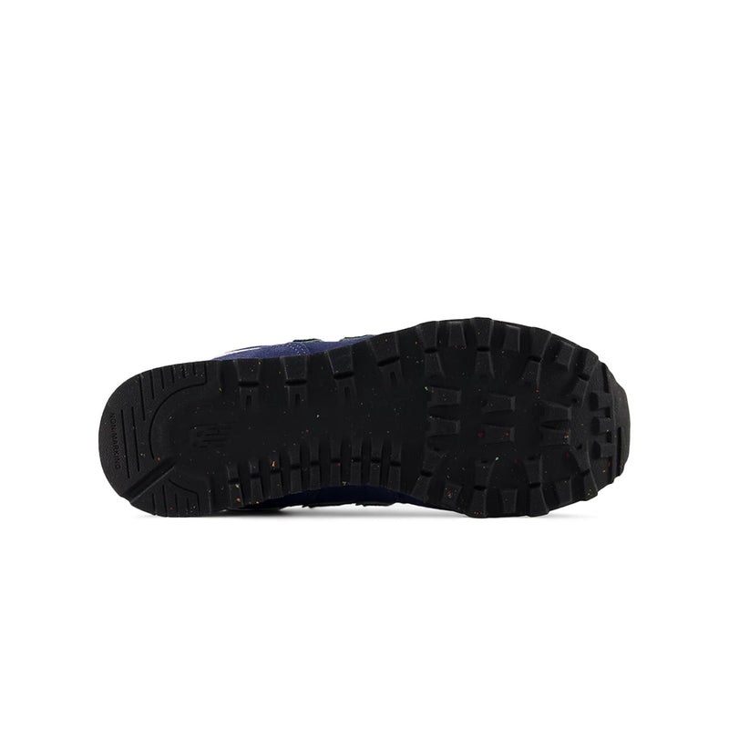 New Balance - Kids' (Junior) 574 Shoes (Wide) (GC574QBL-W)