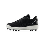 New Balance - Kids' (Preschool & Junior) 4040v7 Rubber-Molded Baseball Cleats (J4040BK7-M)