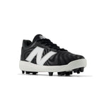 New Balance - Kids' (Preschool & Junior) 4040v7 Rubber-Molded Baseball Cleats (J4040BK7-M)