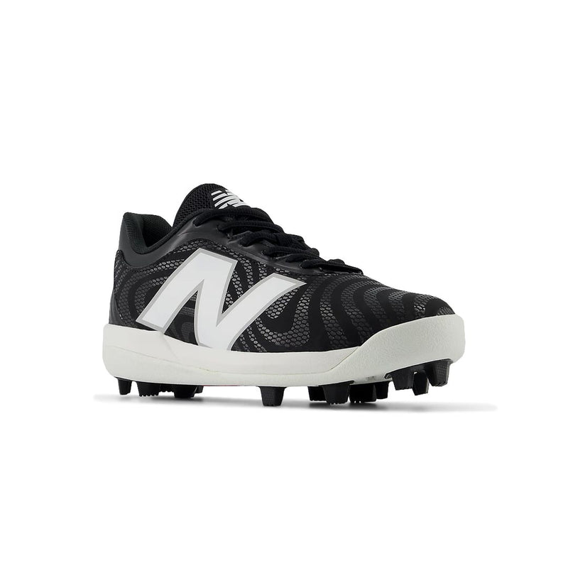 New Balance - Kids' (Preschool & Junior) 4040v7 Rubber-Molded Baseball Cleats (J4040BK7-M)