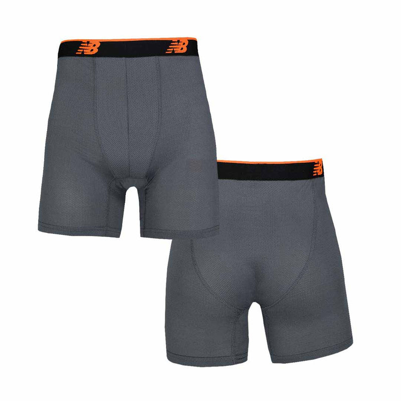New Balance - Men's 4 Pack Athletic Mesh Boxer Brief (NB3015-4 096N)