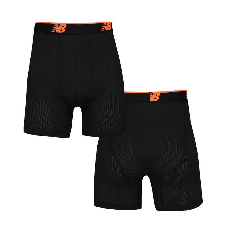 New Balance - Men's 4 Pack Athletic Mesh Boxer Brief (NB3015-4 096N)