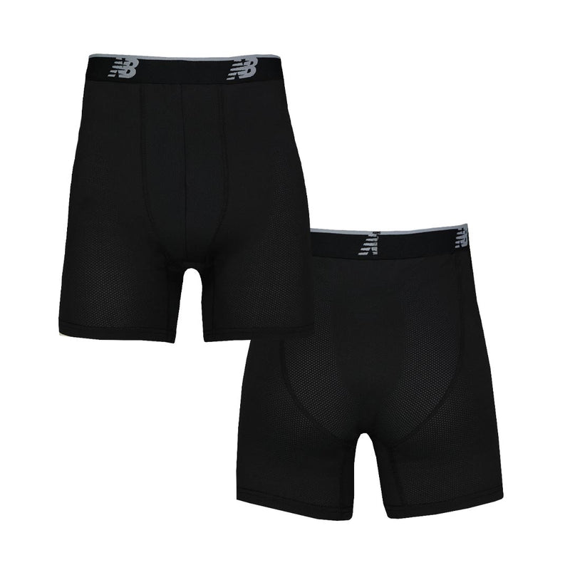 New Balance - Men's 4 Pack Athletic Mesh Boxer Brief (NB3015-4 096N)