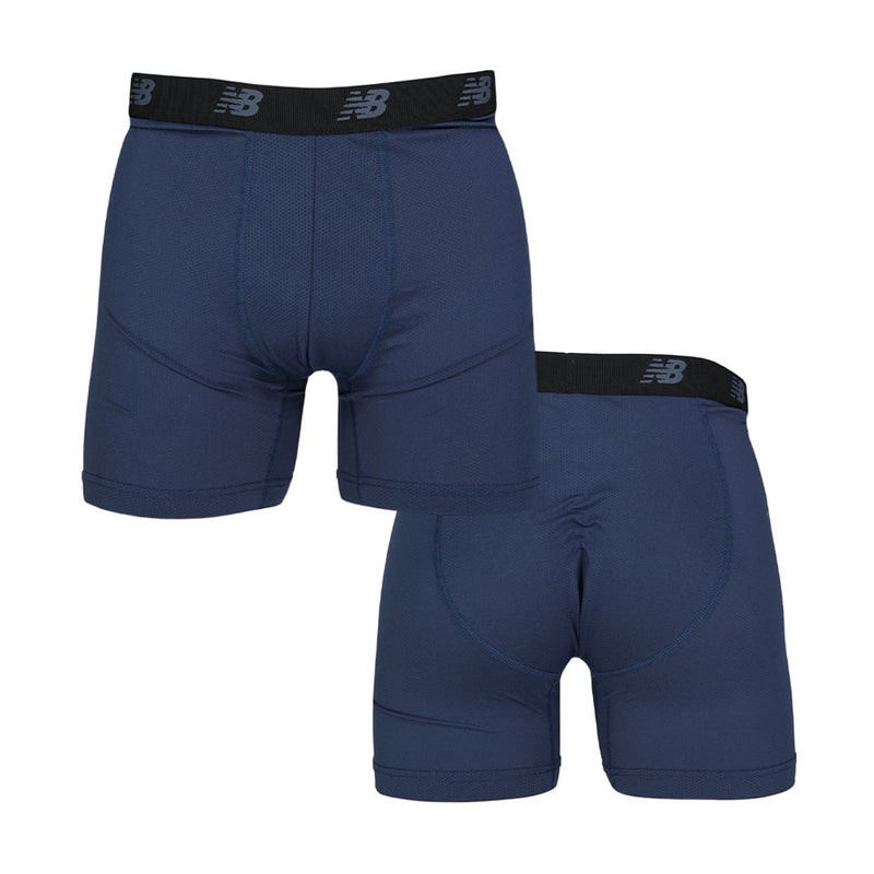 New Balance - Lot de 4 boxers en maille pour homme (NB3015-4-0100N)