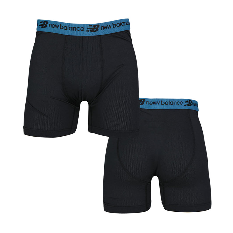New Balance - Lot de 4 boxers en maille pour homme (NB3015-4-0100N)