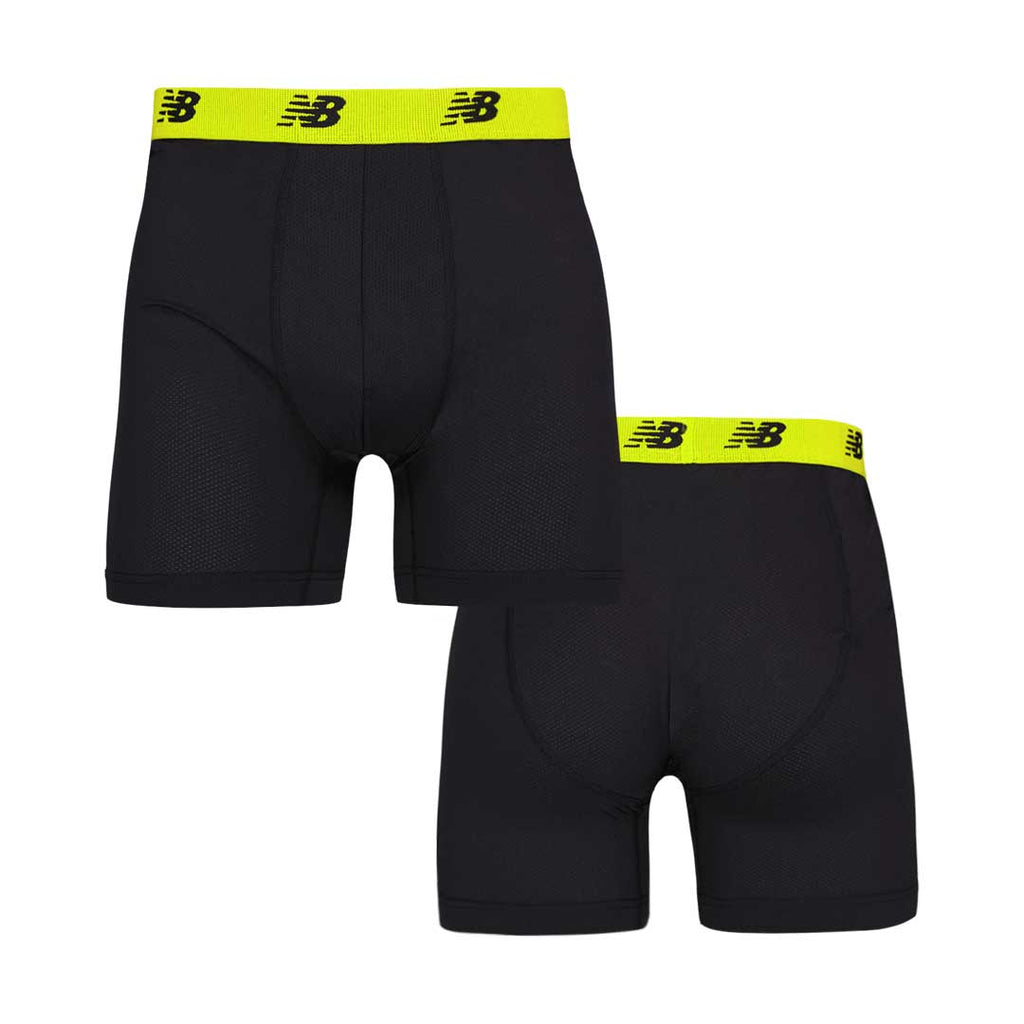 New Balance - Lot de 4 boxers en maille pour homme (NB3015-4-3473N)