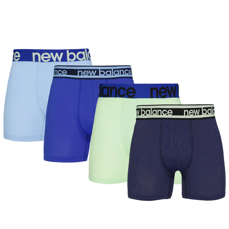 New Balance - Men's 4 Pack Premium Cool Touch 5 Inch Boxer Brief (NB 3136-4-0496N)