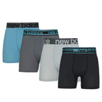 New Balance - Men's 4 Pack Premium Cool Touch 5 Inch Boxer Brief (NB 3136-4-0497N)