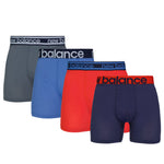 New Balance - Men's 4 Pack Premium Cool Touch 5 Inch Boxer Brief (NB 3136-4-0498N)