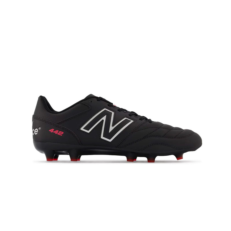 New Balance - Unisex 442 V2 Team Firm Ground Soccer Cleats (Wide) (MS42FBK2-2E)