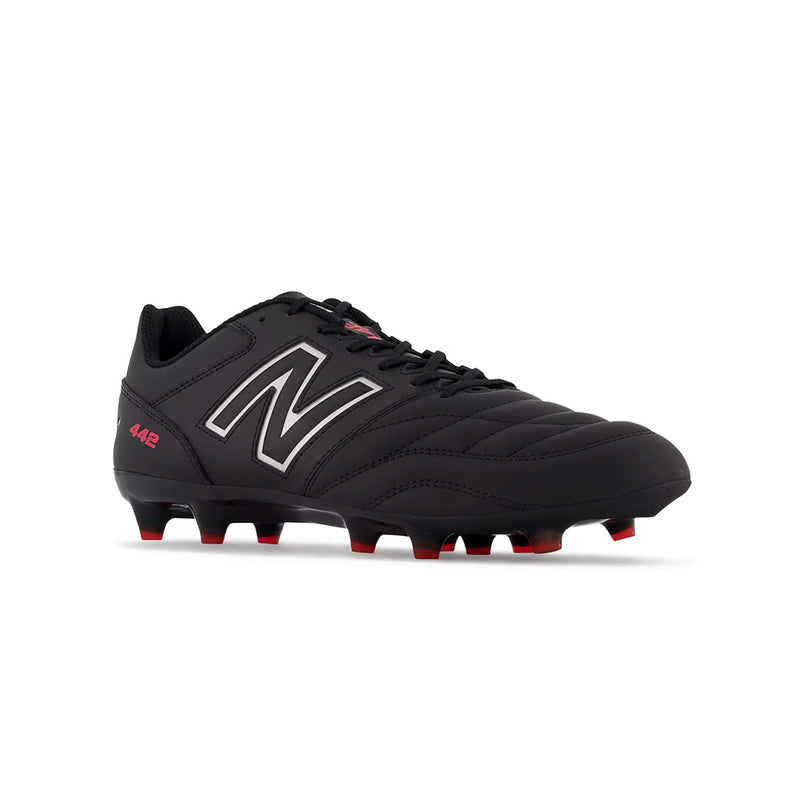 New Balance - Unisex 442 V2 Team Firm Ground Soccer Cleats (Wide) (MS42FBK2-2E)