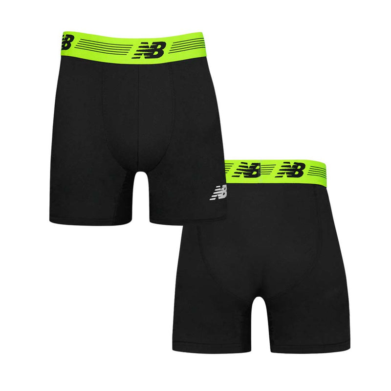 New Balance - Men's 9" Premium 2 Pack Boxer Brief (NB3019-2 041N)