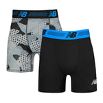 New Balance - Men's 9" Premium 2 Pack Boxer Brief (NB3019-2 053N)