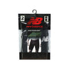 New Balance - Men's 9" Premium 2 Pack Boxer Brief (NB3019-2 960N)