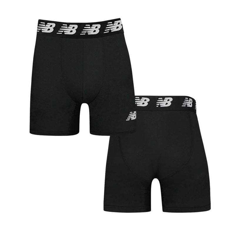 New Balance - Men's 9" Premium 2 Pack Boxer Brief (NB3019-2 960N)