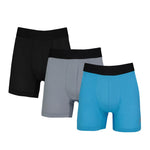 New Balance - Men's Athletic Mesh 3 Pack Boxer Brief (NB3015-3 988N)