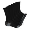 New Balance - Men's Crew 6 Pack Socks (LAS83366 BK)