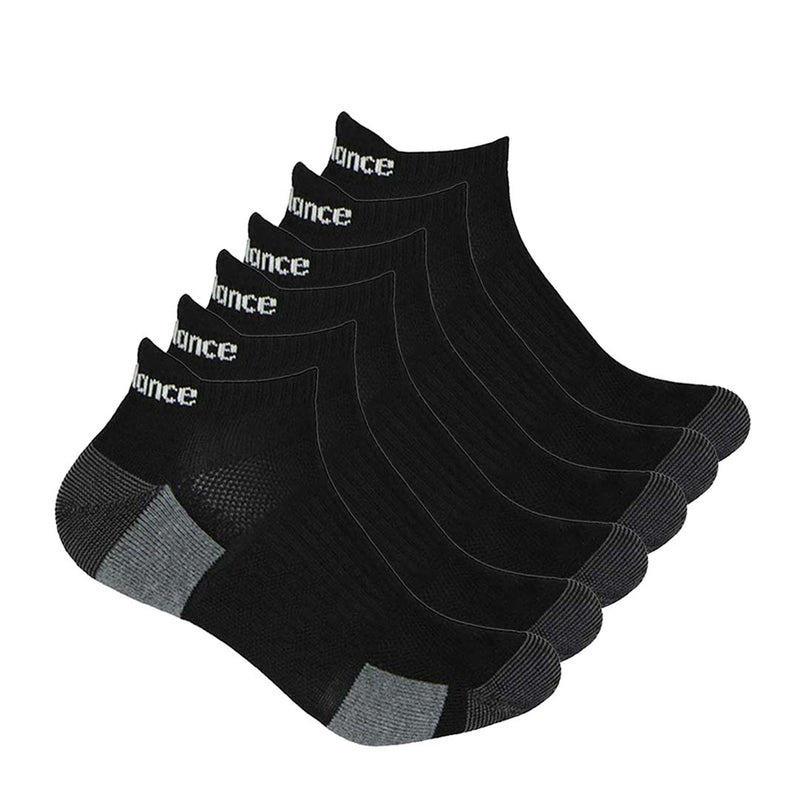 New Balance - Men's Essentials No Show Tab 6 Pack Socks (LAS83156 BK)