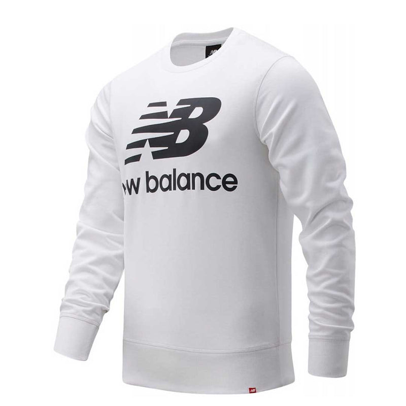 New Balance - Men's Essentials Stacked Logo Sweatshirt (MT03560 WT)
