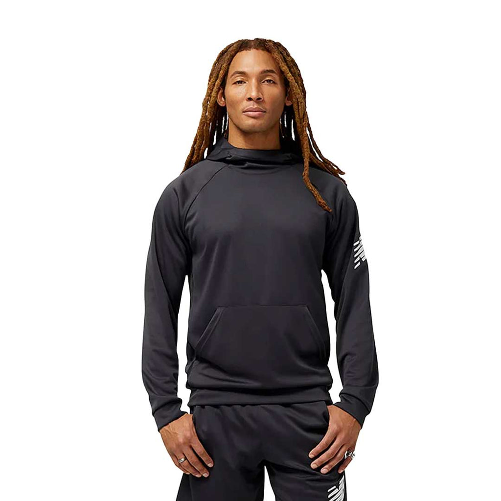 New Balance - Sweat à capuche d'entraînement de football pour hommes (MT31126 PHM) 