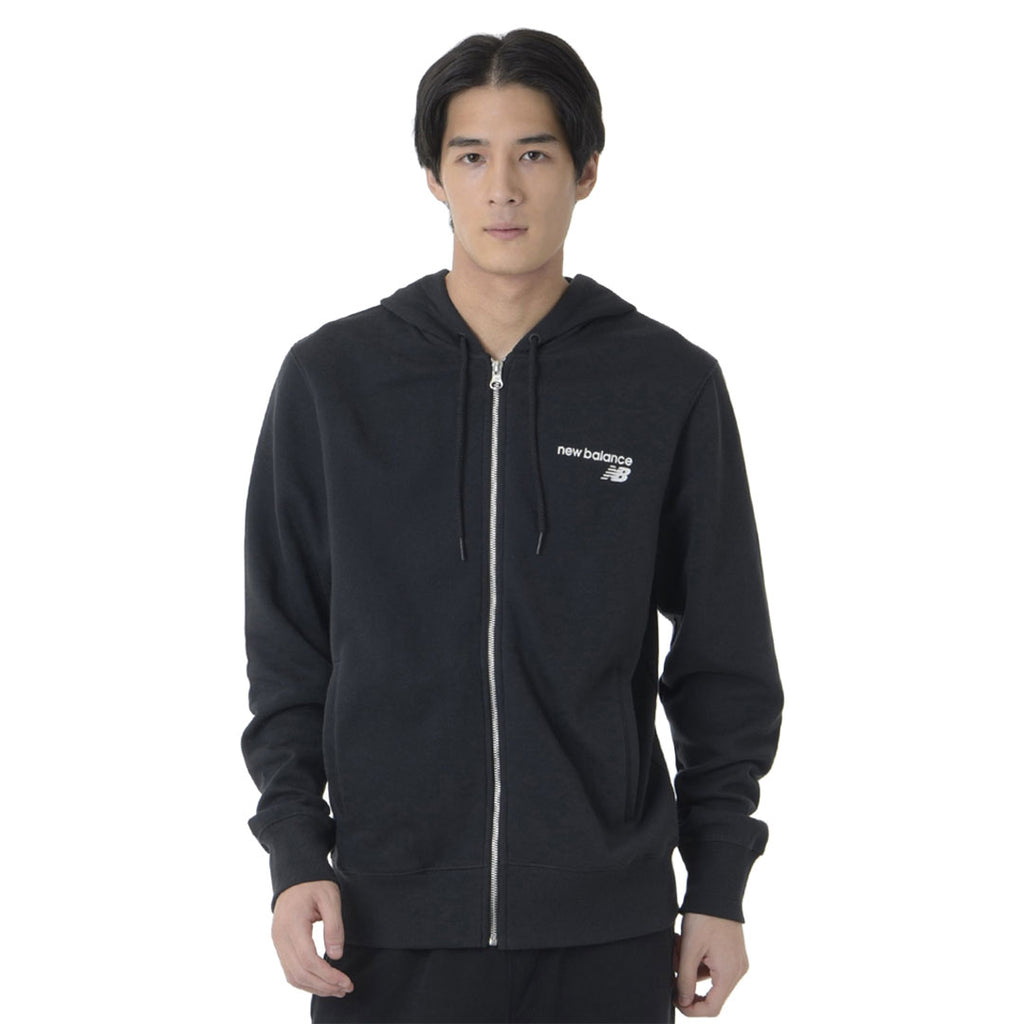 New Balance Men s Full Zip Hoodie MJ03907 BK