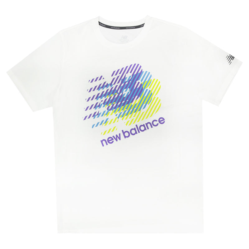New Balance - Men's Graphic Heathertech Short Sleeve T-Shirt (MT11071 WB)