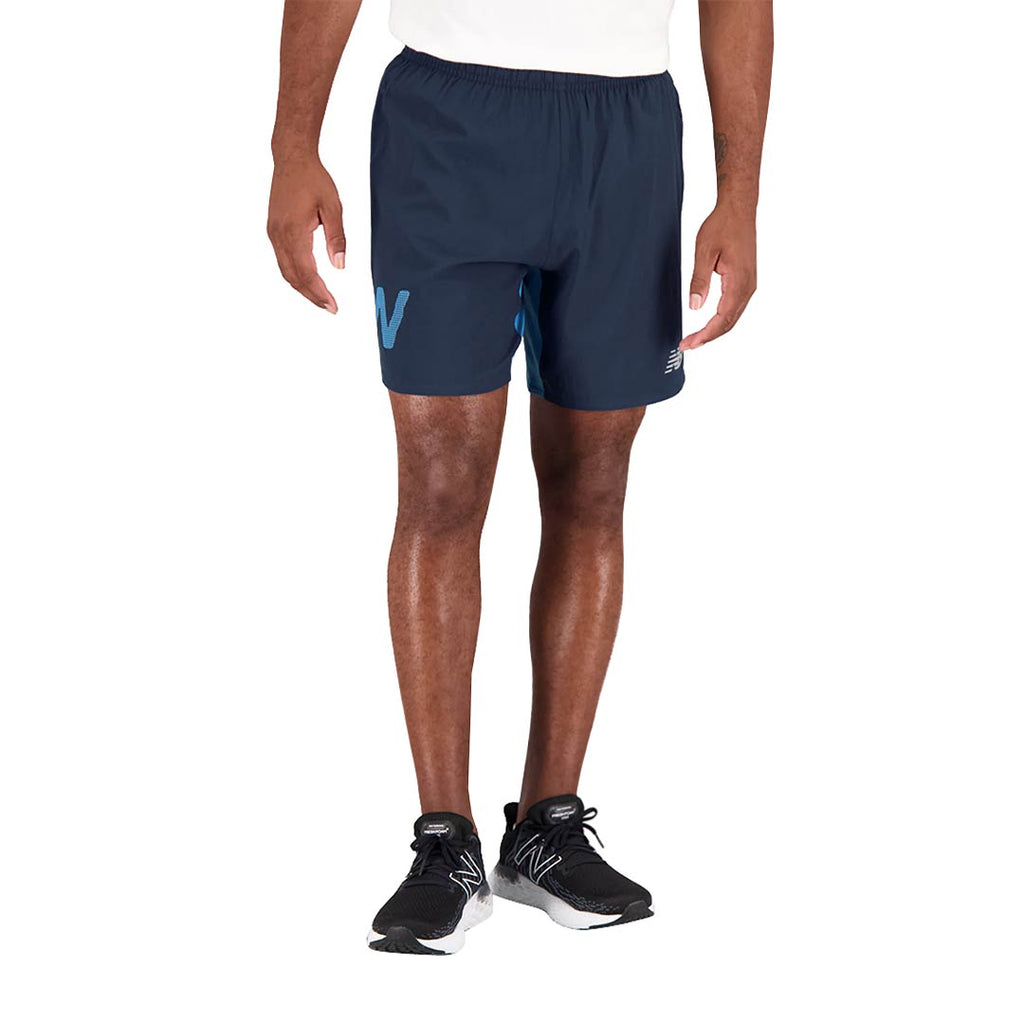New Balance - Men's Graphic Impact Run 7" Shorts (MS23271 NML)