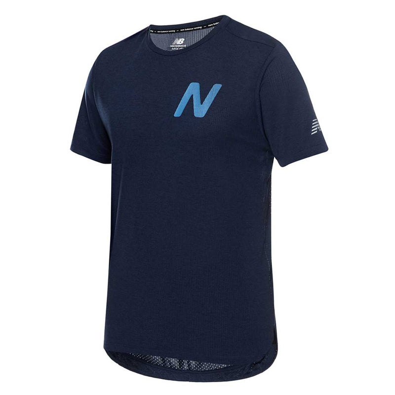 New Balance - T-shirt Graphic Impact Run pour hommes (MT21277 NML) 