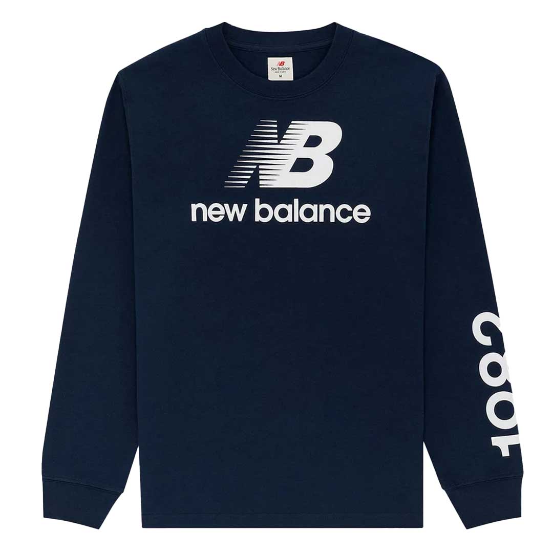 New Balance Men s MADE In USA Long Sleeve T Shirt MT21548 NGO