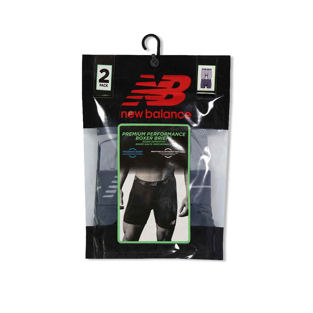 New Balance - Men's Premium  Performance 2 Pack Boxer Brief (NB3003-2 043N)