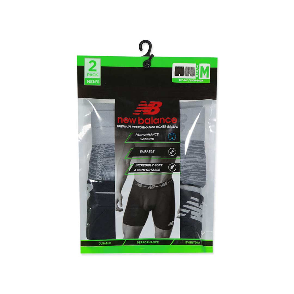 New Balance - Men's Premium 2 Pack Boxer Brief (NB3001-2 041N)
