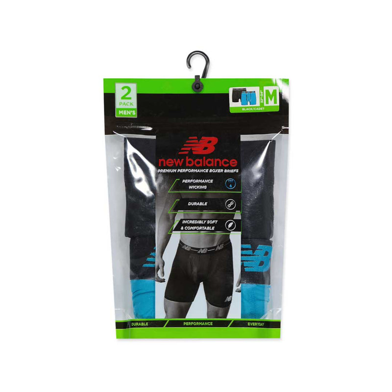 New Balance - Men's Premium 2 Pack Boxer Brief (NB3001-2 477N)