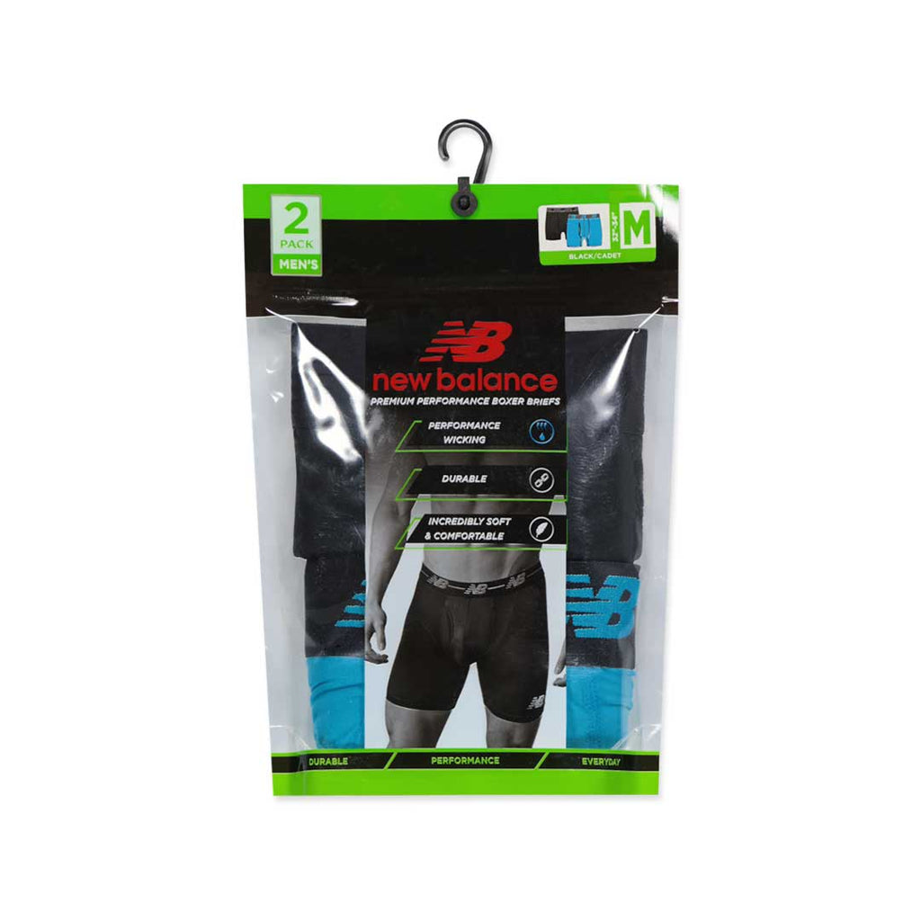 New Balance - Men's Premium 2 Pack Boxer Brief (NB3001-2 477N)
