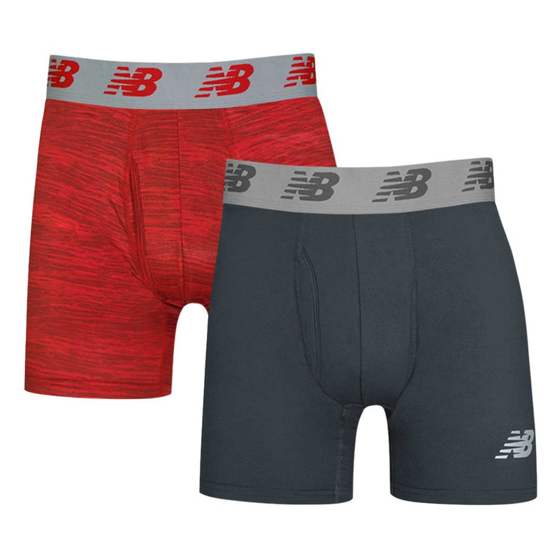 New Balance - Men's Premium 2 Pack Boxer Brief (NB3001-2 928N)
