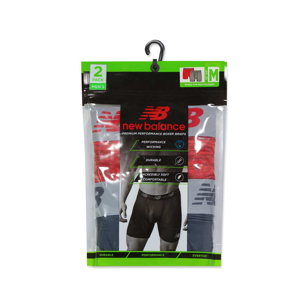 New Balance - Men's Premium 2 Pack Boxer Brief (NB3001-2 928N)