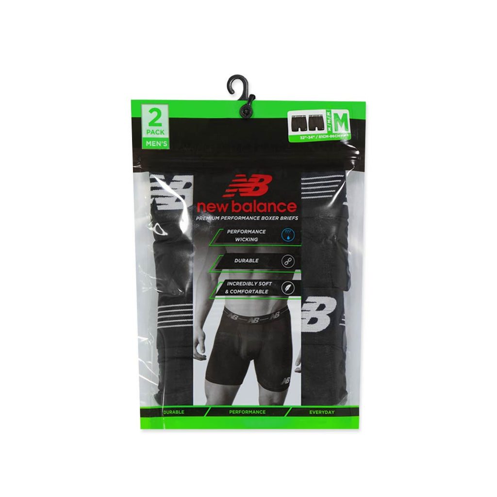 New Balance - Men's Premium 2 Pack Boxer Brief (NB3001-2 960N)