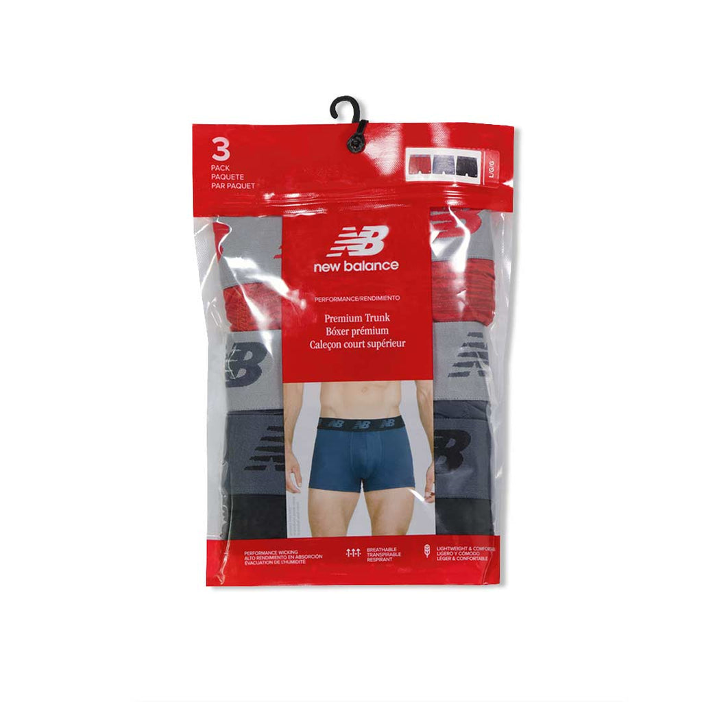 New Balance - Men's Premium 3 Pack Performance Boxer Brief (NB3009-3 934N)