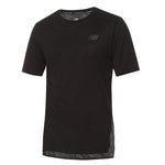 New Balance - T-shirt à manches courtes en jacquard Q Speed ​​pour hommes (MT23281 BK) 