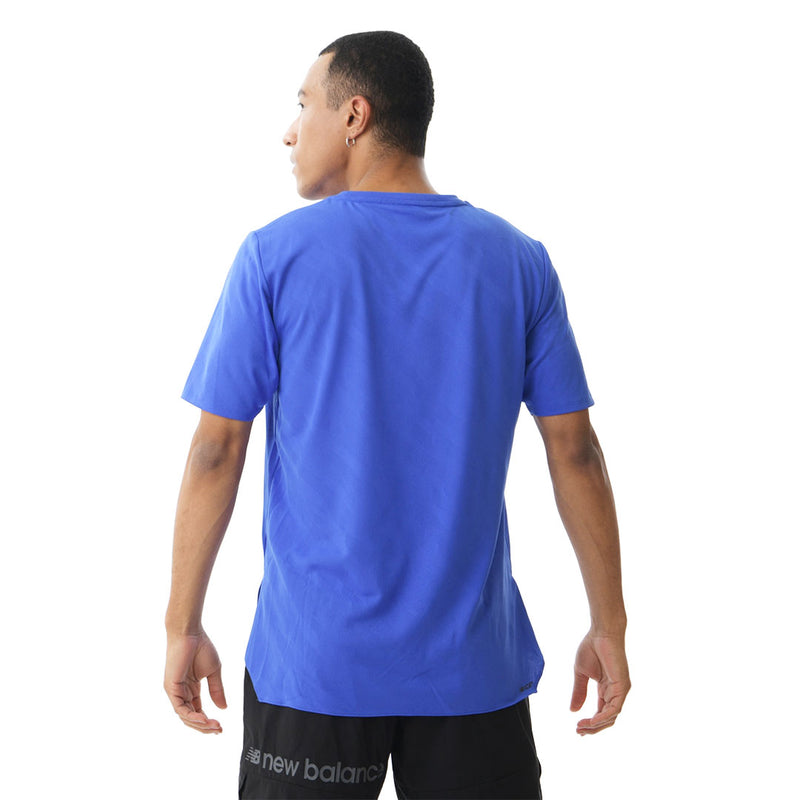 New Balance - T-shirt à manches courtes en jacquard Q Speed ​​pour hommes (MT23281 MIB) 