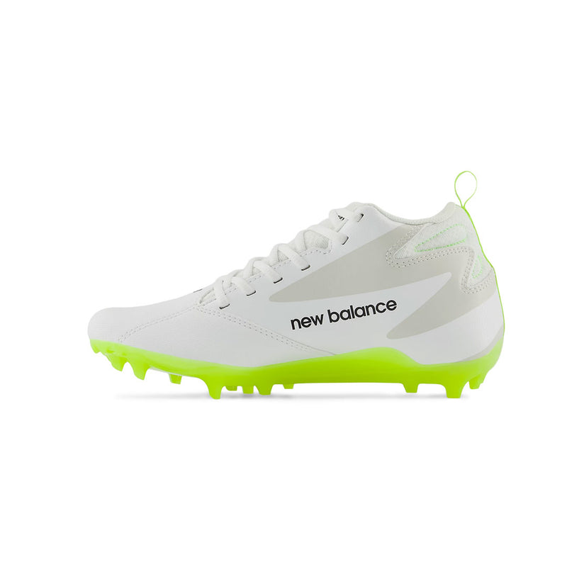 New Balance - Unisex Rush V4 Mid Lacrosse Cleats (RUSHMWT4-D)