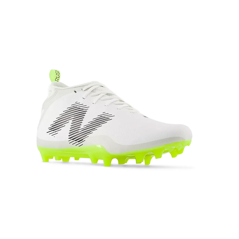 New Balance - Unisex Rush V4 Mid Lacrosse Cleats (RUSHMWT4-D)