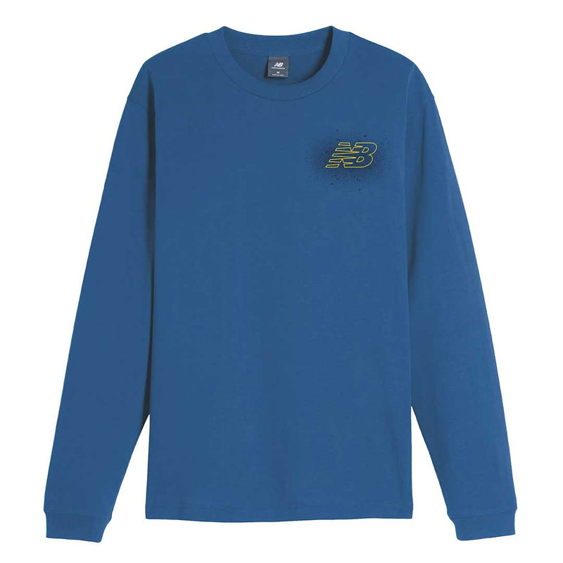 New Balance - Men's Spray Paint Long Sleeve T-Shirt (MT43992 BEU)