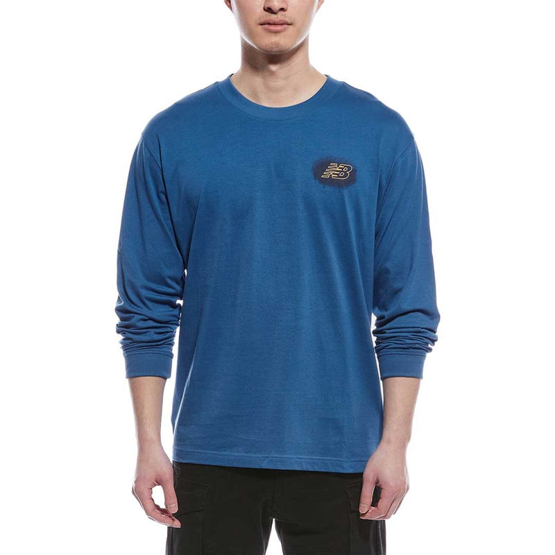 New Balance - Men's Spray Paint Long Sleeve T-Shirt (MT43992 BEU)