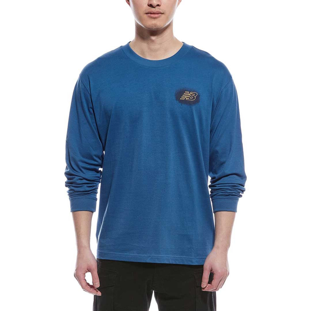 New Balance - Men's Spray Paint Long Sleeve T-Shirt (MT43992 BEU)