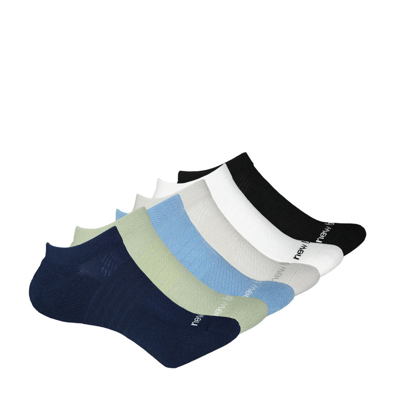 New Balance - Unisex 6 Pack Daily Essentials Cushioned No Show Socks (LAS65123 AS)